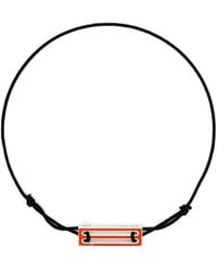 Le Gramme - Lacquered Cord Bracelet 2,5G - Lyst