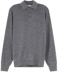 Brunello Cucinelli - Long-Sleeve Polo Shirt - Lyst