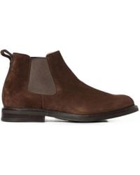Church's - Suede Calfskin Chelsea Boots With Round Toe And Rubber Sole - Lyst