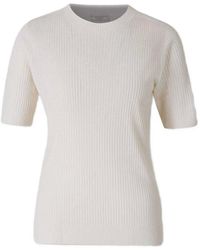 Peserico - Pull Côtelé À Manches Courtes - Lyst