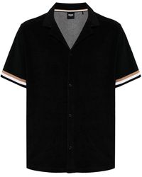 BOSS - Terry-cloth Cotton-blend Shirt - Lyst