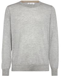 Brunello Cucinelli - Pull Ample À Bords Nervurés - Lyst