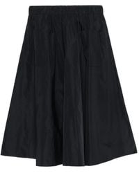 Susanne Bommer - Front-Pocket Midi Skirt - Lyst