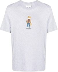 Maison Kitsuné - Dressed Fox Cotton T-shirt - Lyst