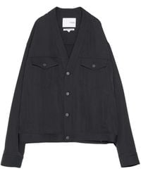 Yoshio Kubo - V-Neck Button-Up Jacket - Lyst