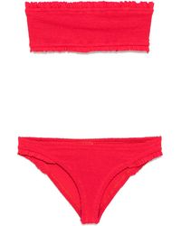 Hunza G - Tracey Frill Bikini - Lyst