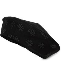 KARL LAGERFELD - K/Autograph Glitter Beret - Lyst