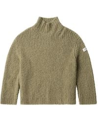 MM6 by Maison Margiela - Pull En Maille Bouclée À Col Roulé - Lyst