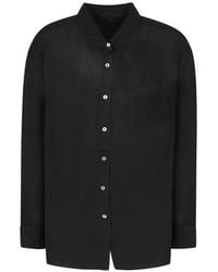 120% Lino - Chest-Pocket Button-Up Shirt - Lyst