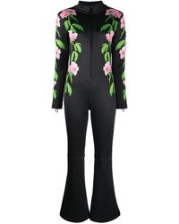 Cynthia Rowley - Floral-print Flared Jumpsuit - Lyst
