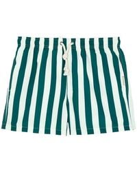 GASSA D'AMANTE - Short De Bain Rayé À Lien De Resserrage - Lyst