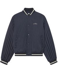 Les Deux - Tech Varsity Bomber Jacket - Lyst