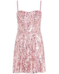 Jenny Packham - Rebecca Sequin-Embelished Mini Dress - Lyst