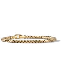 David Yurman - 18Kt Box Chain Bracelet (3.4Mm) - Lyst