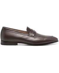 SCAROSSO - Marzio Leather Loafers - Lyst