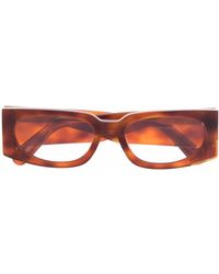 Gcds - Tortoiseshell Rectangular-frame Sunglasses - Lyst