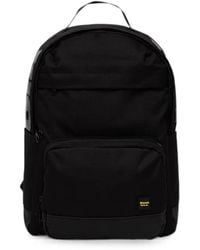 Blauer - Logo-Print Zip-Fastening Backpack - Lyst