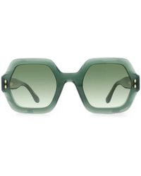 Isabel Marant - Ely Geometric-Frame Sunglasses - Lyst