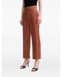Guess - Button-Detail Trousers - Lyst