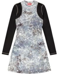 DIESEL - D-Vanne Mini Dress - Lyst