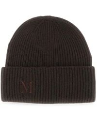 Max Mara - Rib-Knit Cashmere Beanie Hat - Lyst