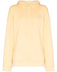 Ganni - Logo-Embroidered Oversized Hoodie - Lyst