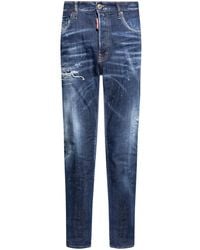 DSquared² - ダメージ ストレートジーンズ - Lyst