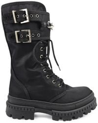 Madison Maison - Chain-Detail Buckled Combat Boots - Lyst