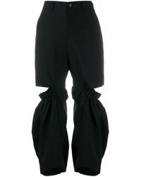 Junya Watanabe Деконструированные Брюки - Черный