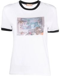 Cormio - Printed Cotton T-Shirt - Lyst