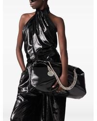 Stella McCartney - Halterneck Velvet Top - Lyst