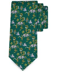 Ferragamo - Amazon-Print Silk Tie - Lyst