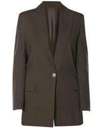 Just Cavalli - Single-Breasted Peaked-Lapel Jacket - Lyst