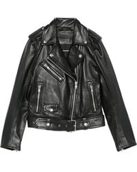 Stand Studio - Zip-up Belted Jacket - Lyst
