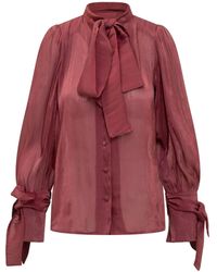 ACTUALEE - Bluse mit Schleifenärmeln - Lyst