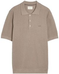 GANT - Polo En Coton À Manches Courtes - Lyst