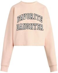 FAVORITE DAUGHTER - Cropped Sweatshirt - Lyst