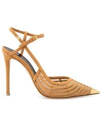 Elisabetta Franchi - Suede Point-Toe Pumps - Lyst