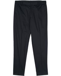 Tagliatore - Tapered Cotton Trousers - Lyst