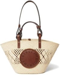 Stella McCartney - Shopper Met Geperforeerd Logo - Lyst