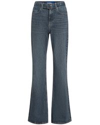 KARL LAGERFELD - Belted Flared Jeans - Lyst