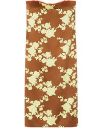 Versace - Wild Roses ストラップレス ドレス - Lyst