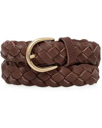 Les Deux - Braided Leather Belt - Lyst