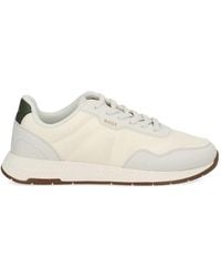 BOSS - Titanium Runn Panelled Mesh Sneakers - Lyst
