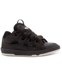 Lanvin - Curb Lace-Up Sneakers - Lyst