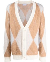 FAMILY FIRST - Cardigan Mit Argyle-Muster - Lyst
