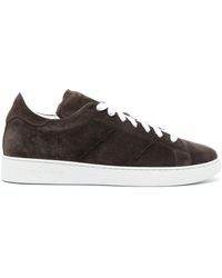 Kiton - Low-top Suede Sneakers - Lyst