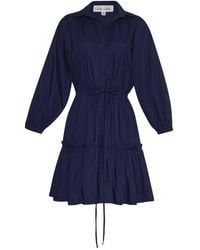Cara Cara - Robin Gelaagde Mini-Jurk Met Knoopdetail - Lyst