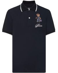 Philipp Plein - Teddy Bear-Embroidered Polo Shirt - Lyst