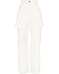 Maison Margiela - Straight Jeans With A Worn Effect - Lyst